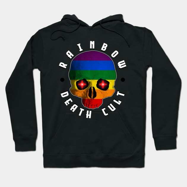 Death Cult - Rainbow Hoodie by blackphantasm